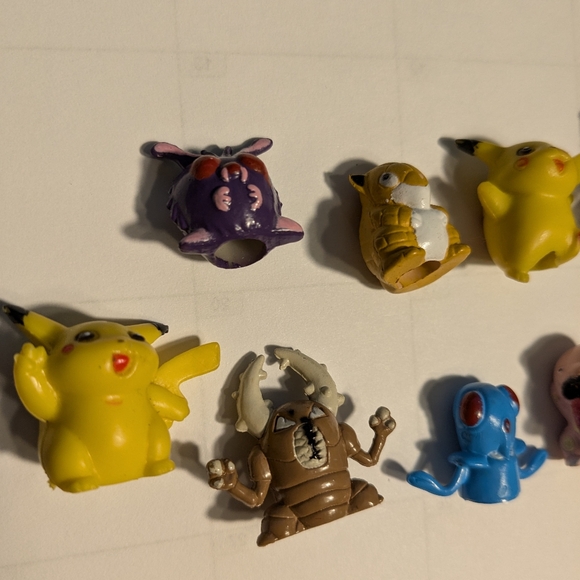✨ Rare Vintage Pokemon Pencil Toppers Lot of 9 - Picture 5 of 8